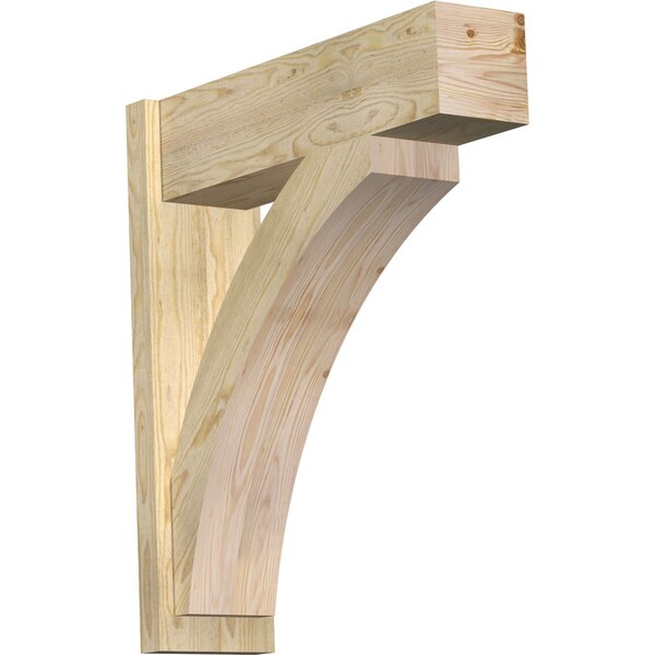 Ekena Millwork Thorton Block Rough Sawn Outlooker, Douglas Fir, 8"W x 28"D x 32"H OUT08X28X32THR05RDF - main
